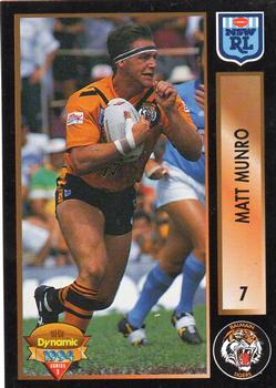 1994 Dynamic Rugby League Series 1 #7 Matt Munro Front